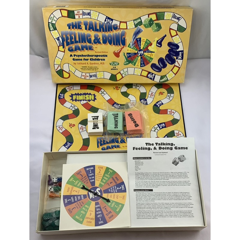 The Talking, Feeling, And Doing Game – 1998 – Creative Therapeutics – Great Condition