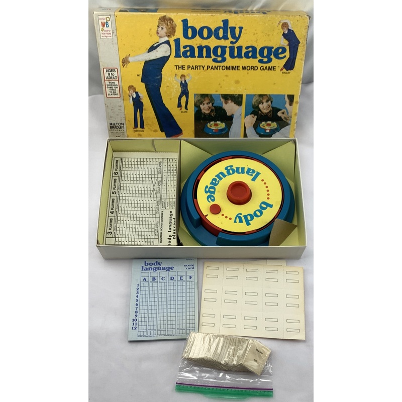 Body Language Game – 1976 – Milton Bradley – Very Good Condition