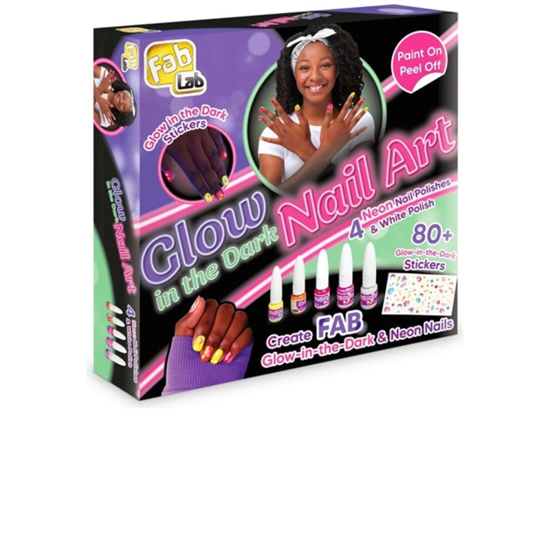 FabLab Glow in the Dark Nail Art