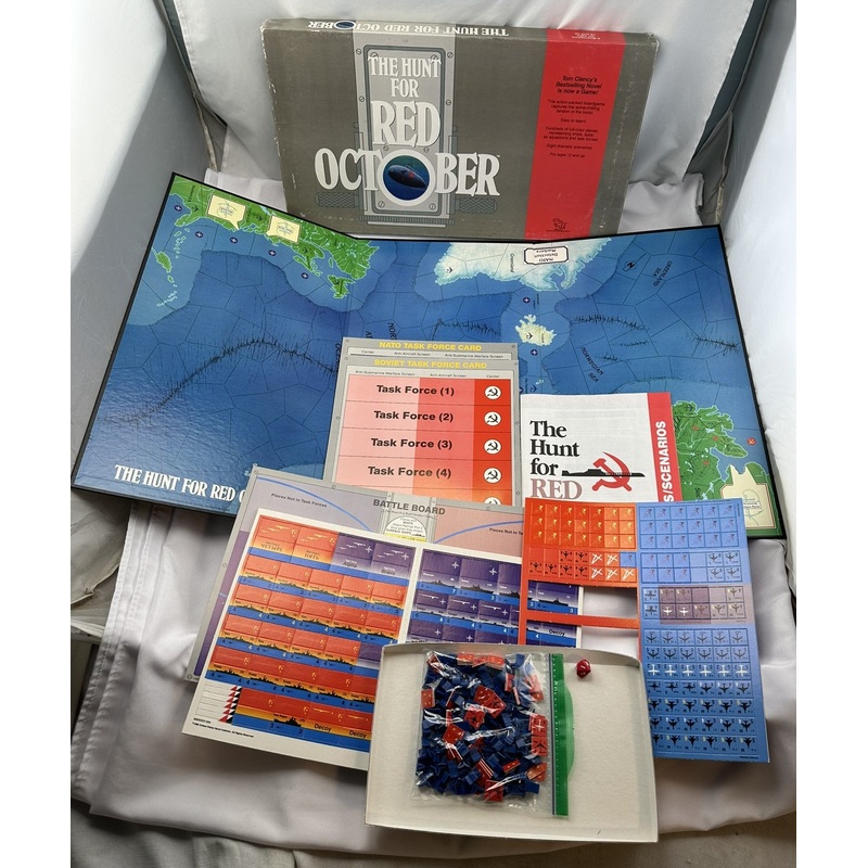 Hunt For Red October Game – 1988 – TSR – Never Played