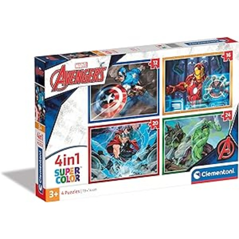 Marvel Avengers 4 in 1 Piece Jigsaw Puzzle