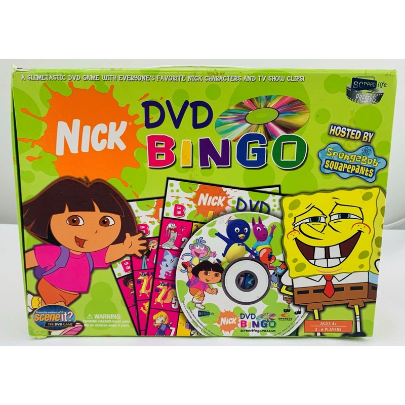 Nick DVD Bingo – 2005 – Mattel – Great Condition