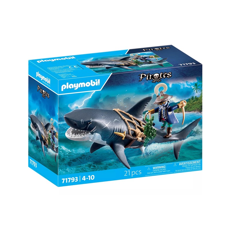 Playmobil Giant Shark with Pirate