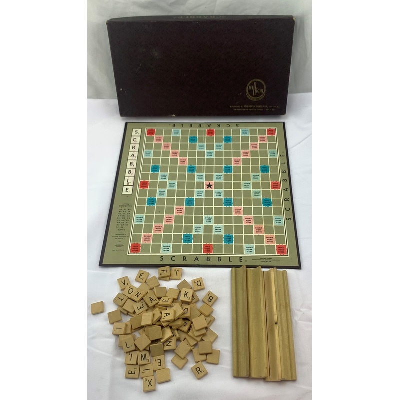 Scrabble Game – 1976 – Selchow & Righter – Great Condition