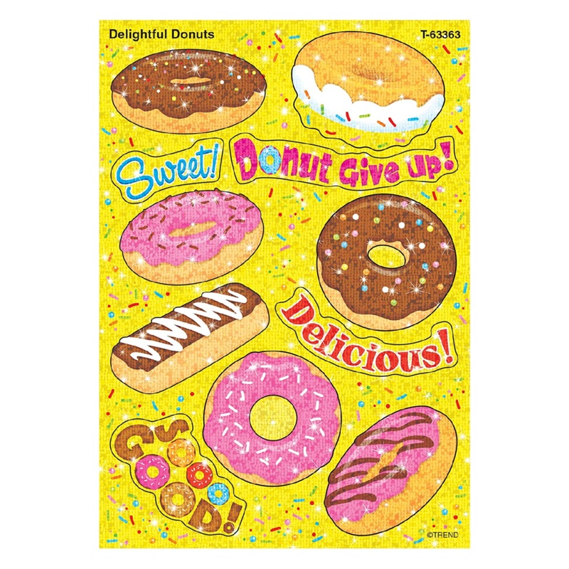 Trend Enterprises – T63363 | Delightful Donuts Stickers