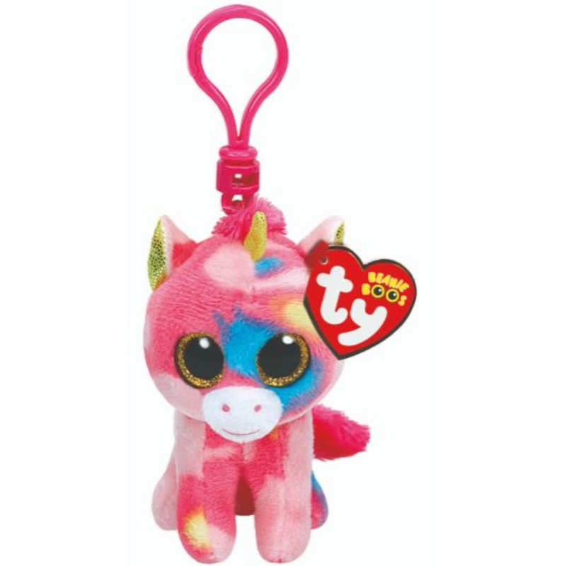 TY Fantasia Unicorn Boo Key Clip
