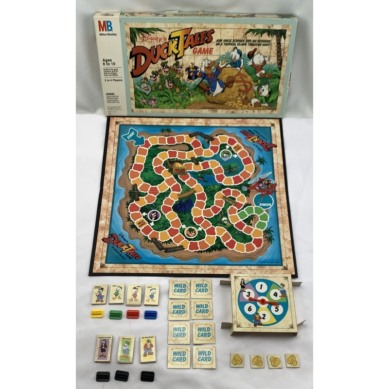 Duck Tales Board Game – 1989 – Milton Bradley – Great Condition