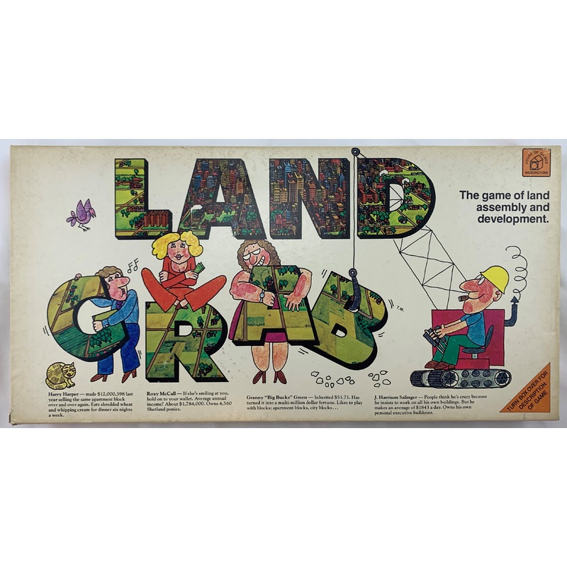 Land Grab Game – 1974 – Waddingtons – Great Condition
