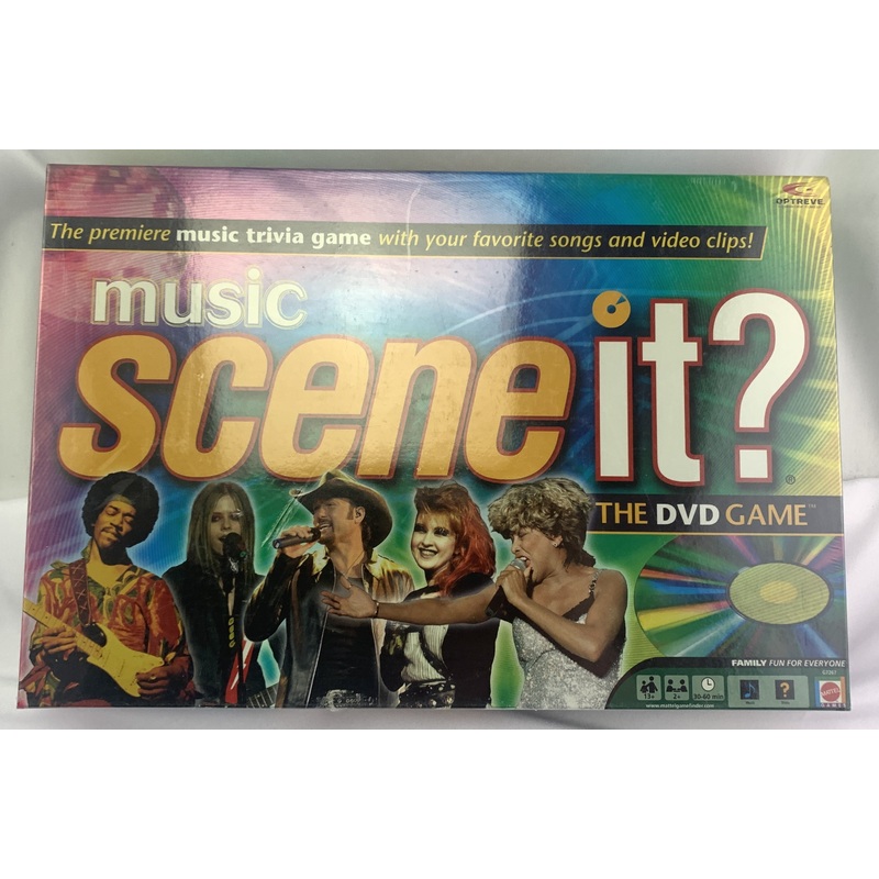Music Scene It Game – 2005 – Mattel – New