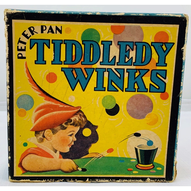 Peter Pan Tiddledy Winks Game – 1935 – Whitman – Great Condition