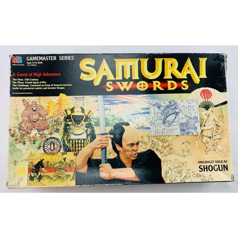 Samurai Swords Game (Shogun) – 1986 – Milton Bradley – New Old Stock