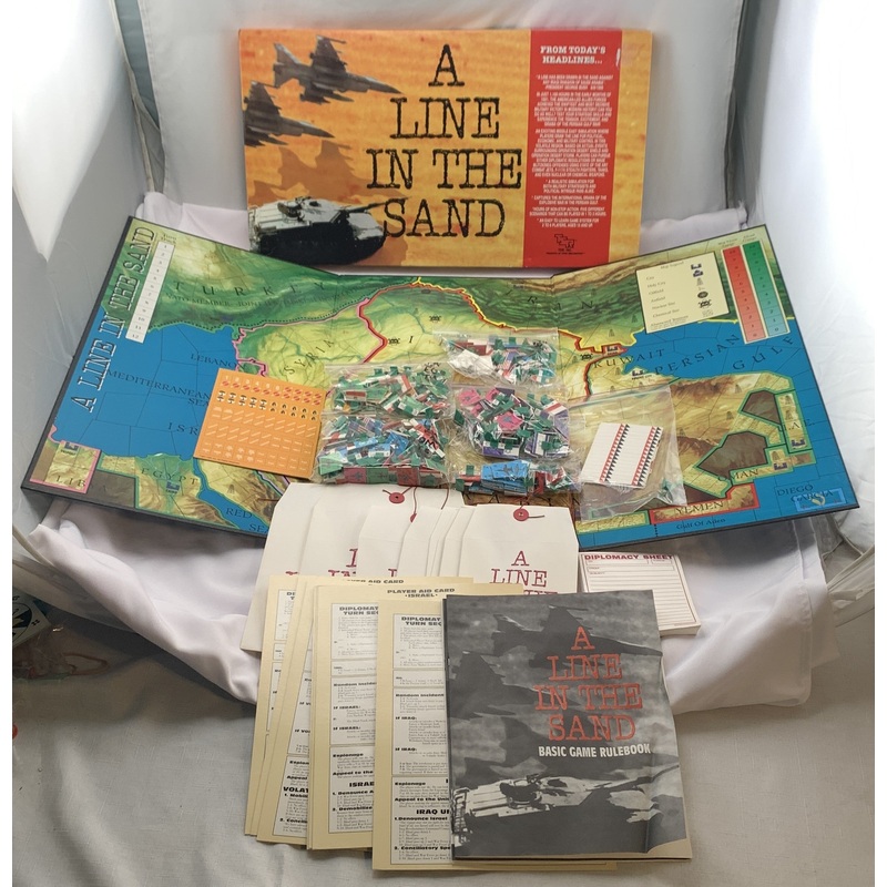 A Line in the Sand Game – 1991 – TSR – Great Condition