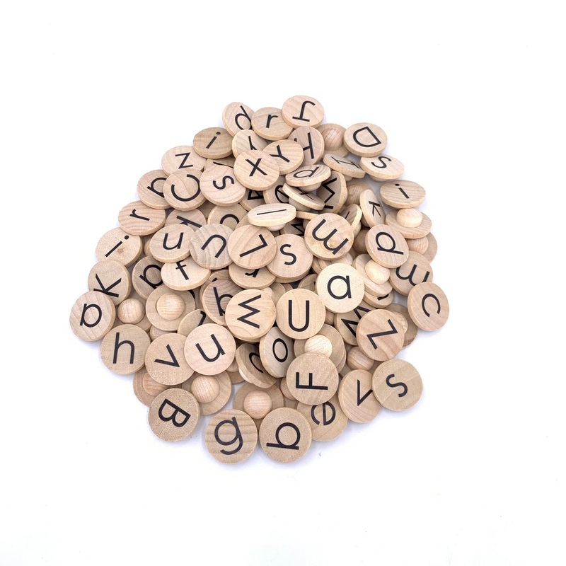 Alphabet Coins with Pegs
