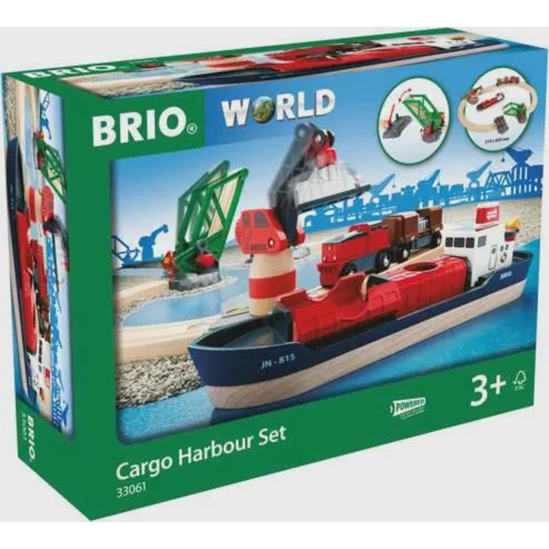 BRIO – Cargo Harbour Set 16 piece
