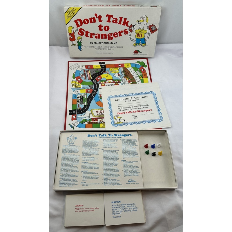 Don’t Talk to Strangers Educational Game – 1984 – AppleStreet – Great Condition