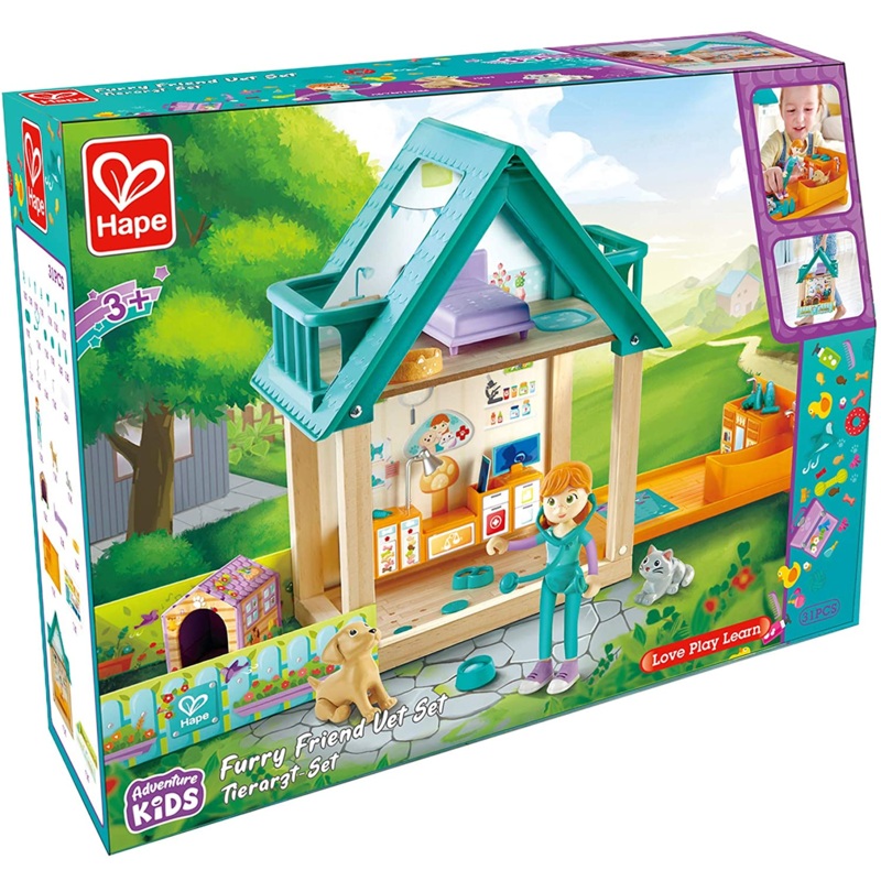 Hape – E3408 | Furry Friend Vet Set