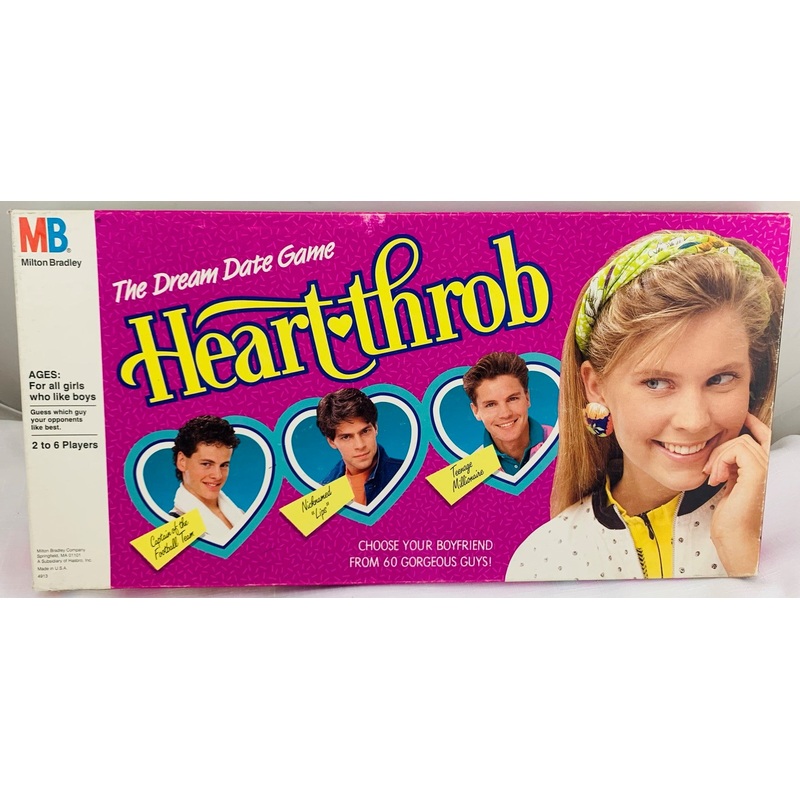 Heart Throb Game – 1988 – Milton Bradley – Great Condition