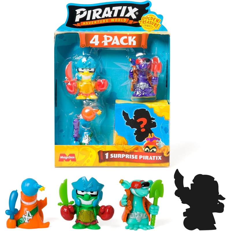 Piratix Golden Treasure Fortress 4 Pack