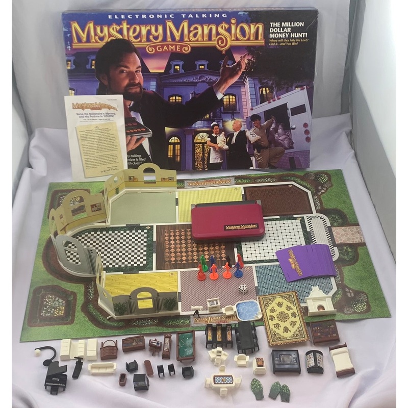 Electronic Talking Mystery Mansion Game – 1995 – Parker Brothers – Great Condition