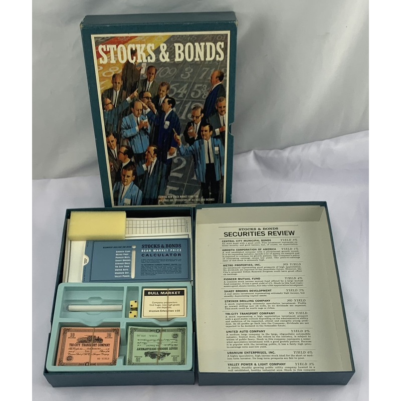 Stocks & Bonds Game – 1964 – 3M – Great Condition