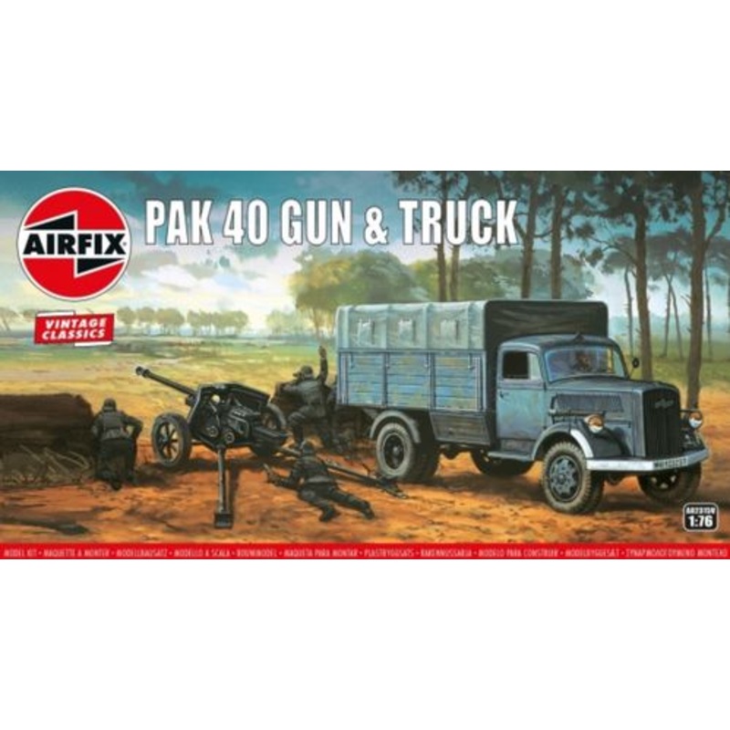 Airfix PAK 40 Gun & Truck