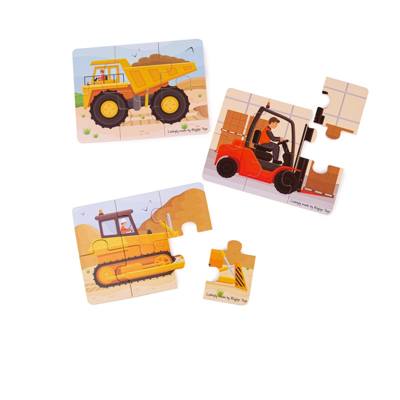 Big Movers (6 Piece Puzzles) – 3 Puzzles