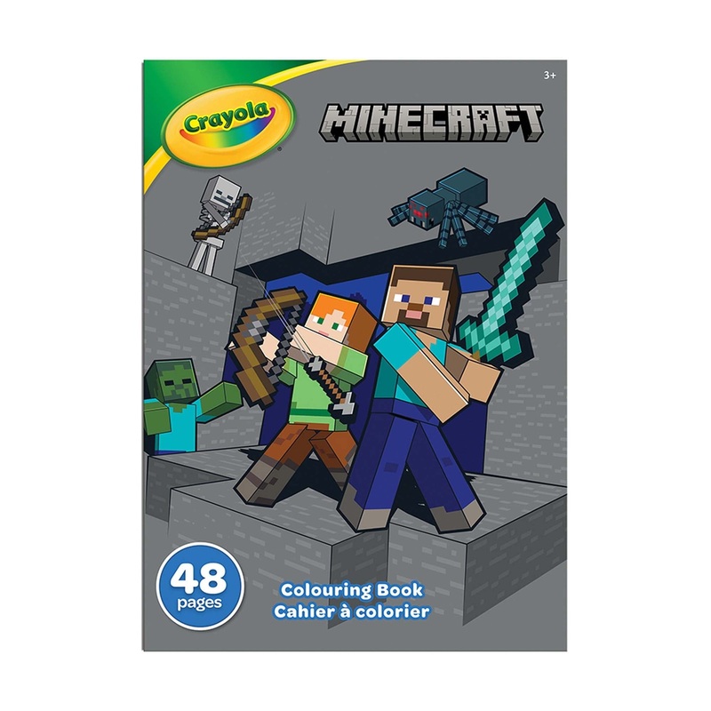 Crayola – 18670 | Minecraft 48pg Coloring Book