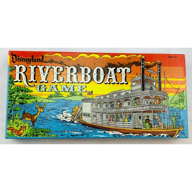Disneyland Riverboat Game – Parker Brothers – New Old Stock