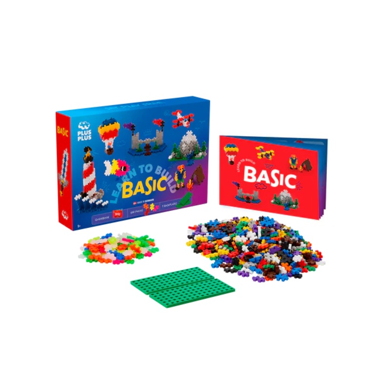 Plus-Plus Learn to Build – Basic – 600 pcs