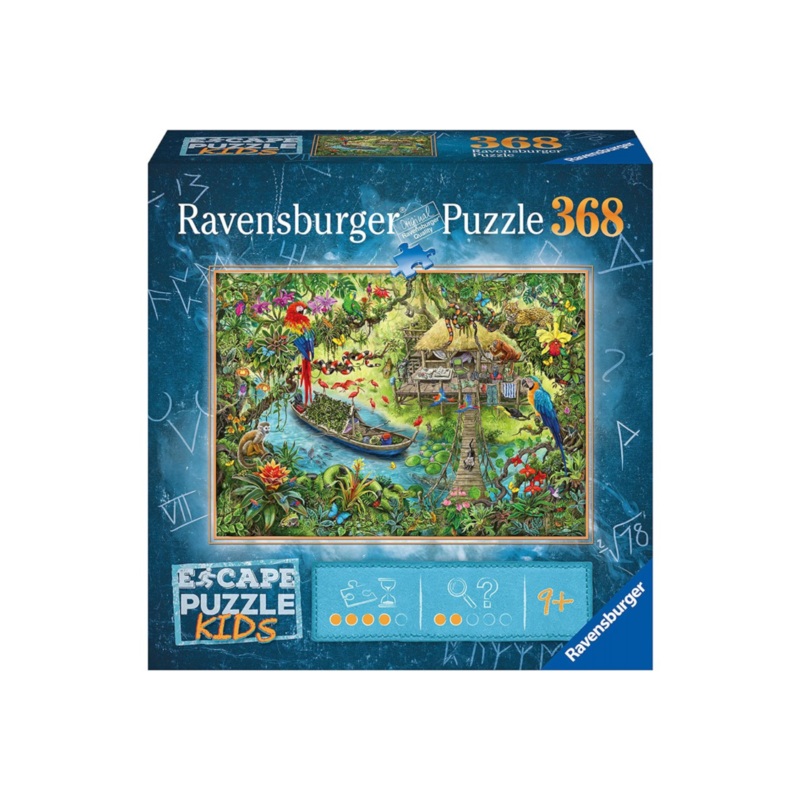 Ravensburger – 12934 | Escape Kids: Jungle Journey – 368 PC Puzzle