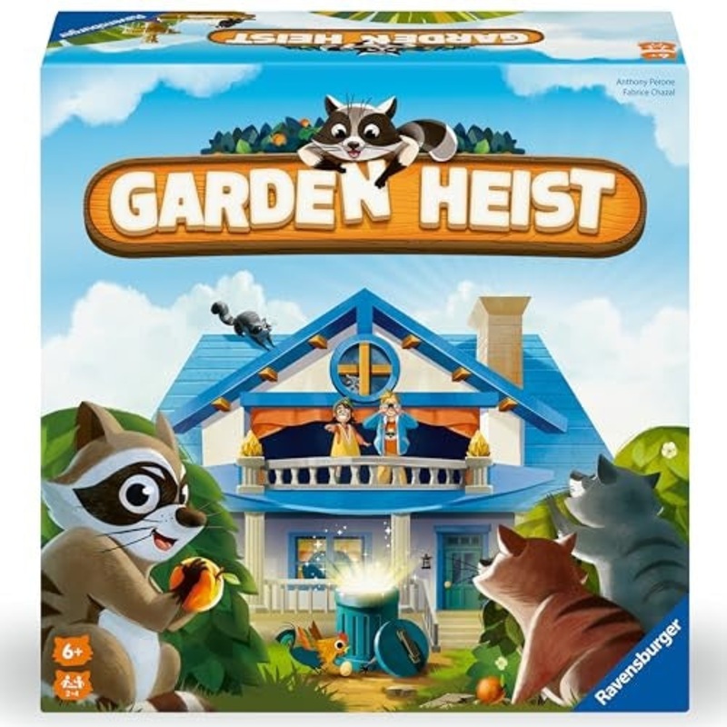 Ravensburger – 22690 | Garden Heist – Family Fun Hide and Seek with Raccoons