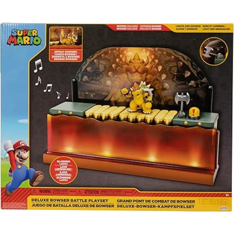 Super Mario Deluxe Bowser Battle Playset