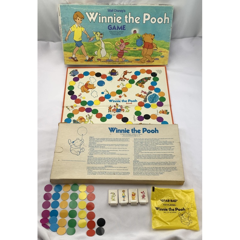 Winnie the Pooh Game – 1979 – Parker Brothers – Good Condition