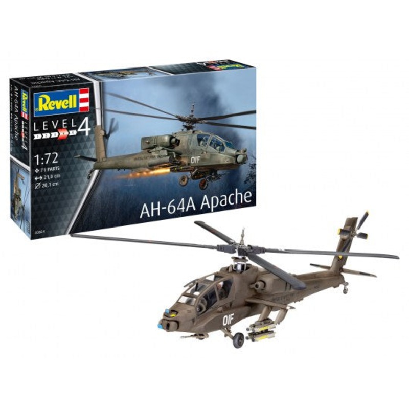 AH-64A Apache 1:72 Scale Kit
