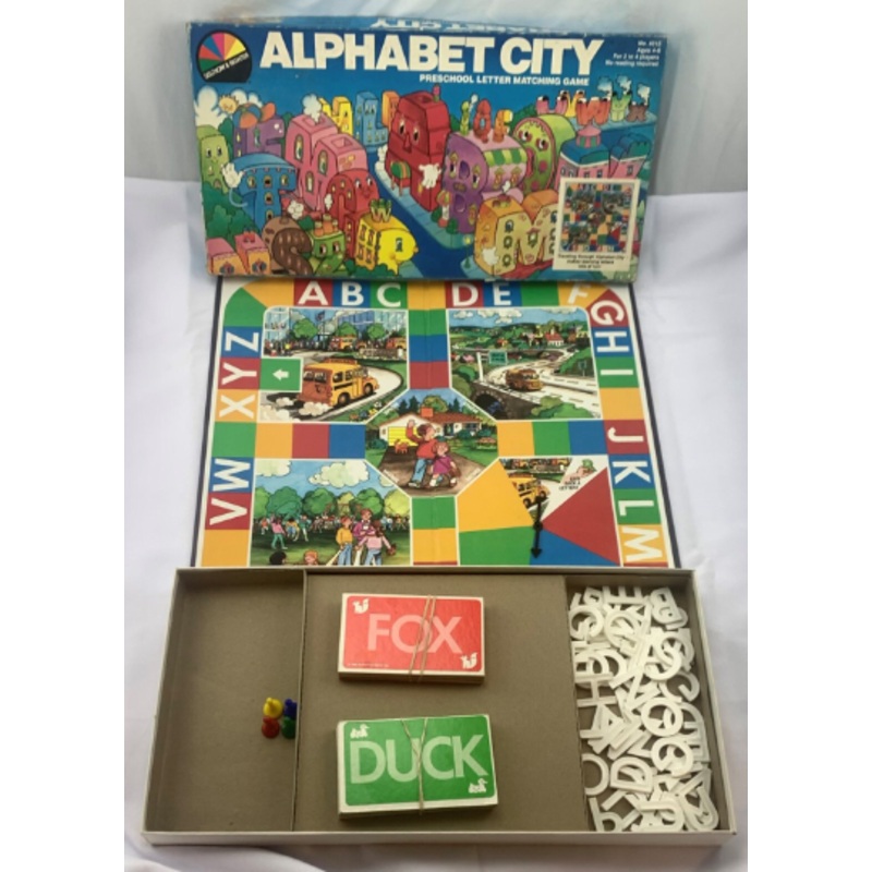 Alphabet City Game – 1986 – Selchow & Righter – Great Condition