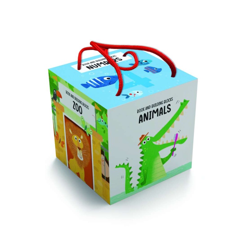 Book & Blocks Tower: Zoo