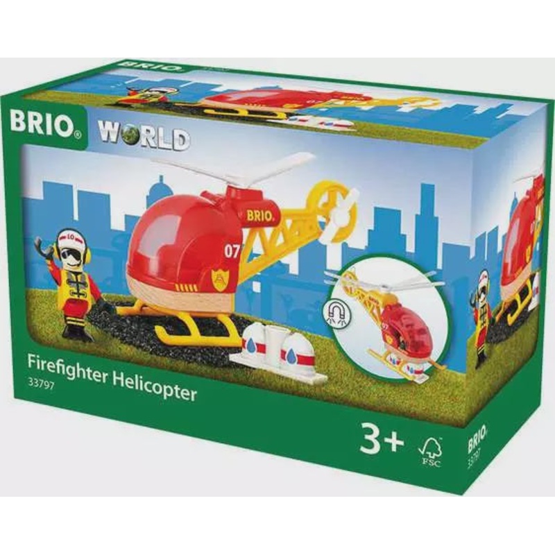 BRIO – Firefighter Helicopter 3 piece