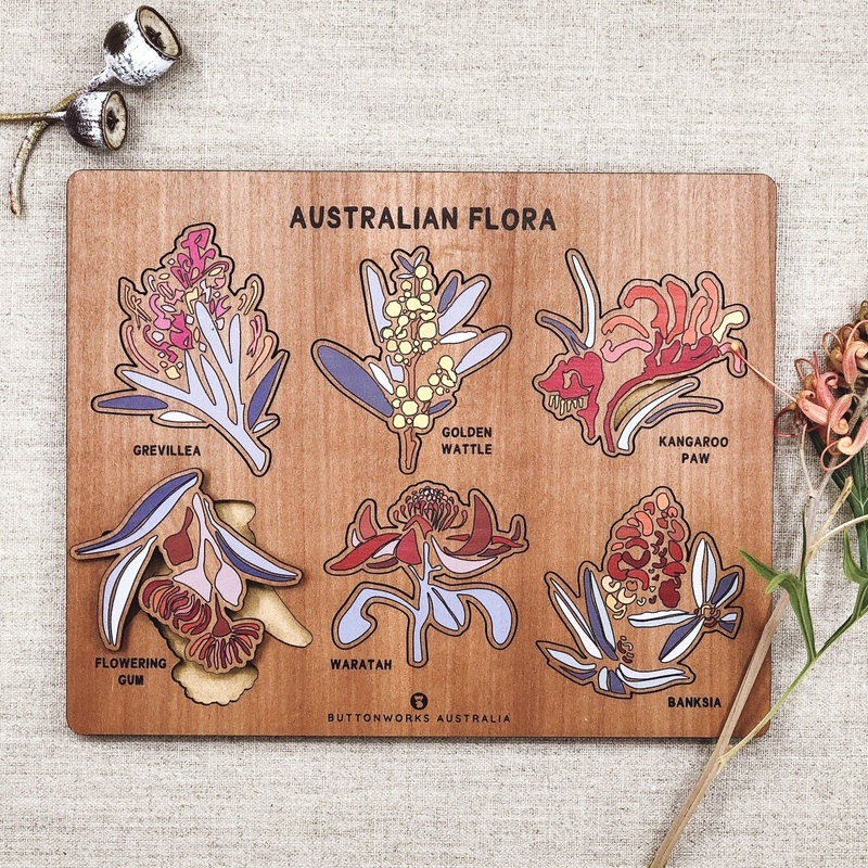 Buttonworks Australia – Australian Flora Puzzle