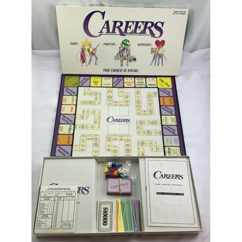 Careers Board Game – 1992 – Tiger – Great Condition