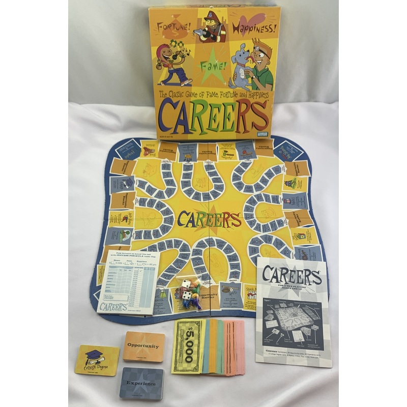 Careers Board Game – 2003 – Hasbro – Great Condition