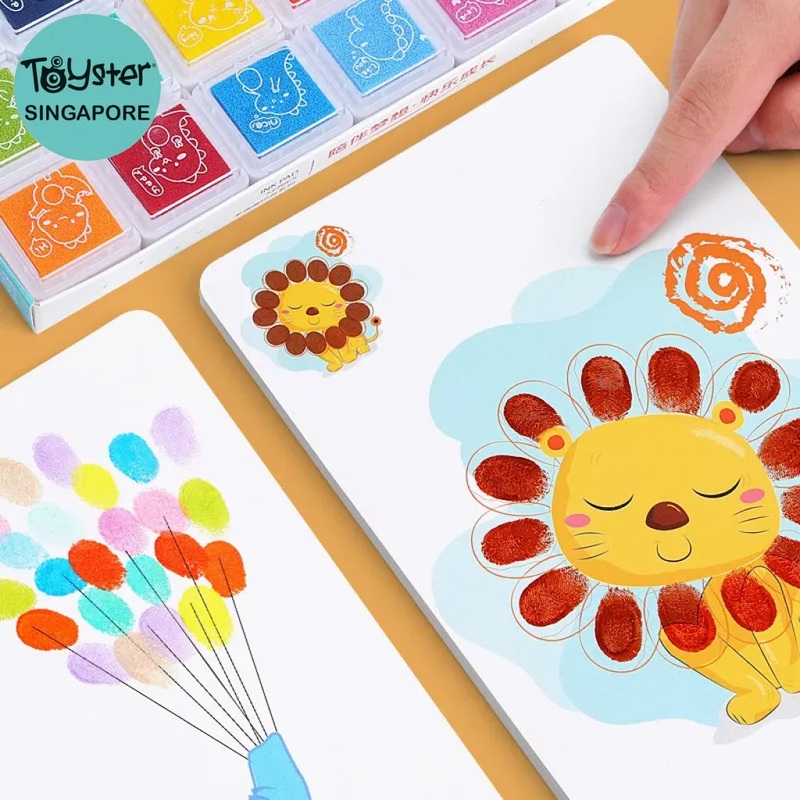DIY Finger Painting Drawing