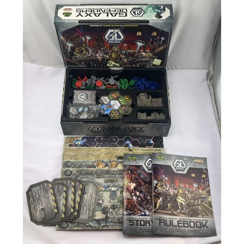 Galaxy Defenders Board Game Core Set – 2014 – Ares Games – Like New