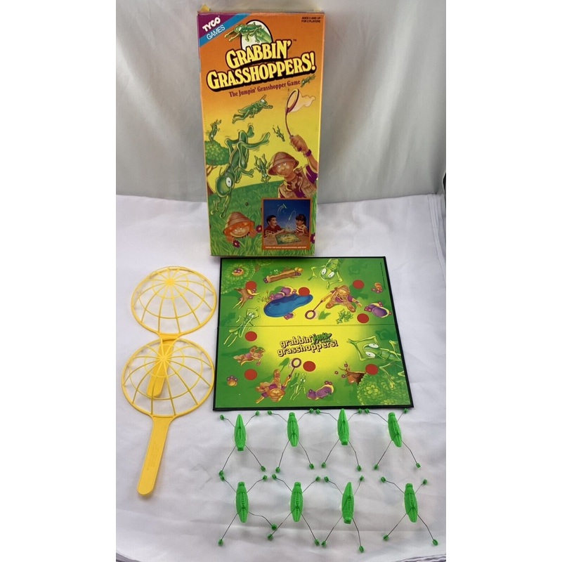 Grabbin’ Grasshoppers! Game – 1990 – Tyco – Great Condition