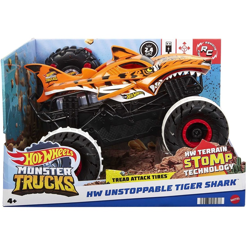 Hot Wheels Monster Trucks Unstoppable Tiger Shark