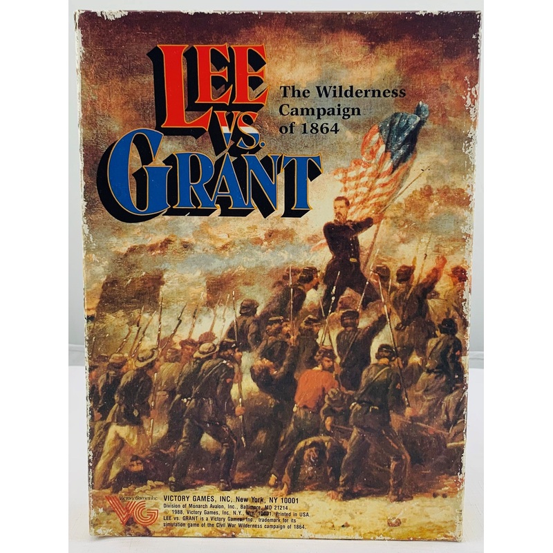 Lee vs. Grant: The Wilderness Campaign of 1864 – 1988 – Victory Games – New Old Stock