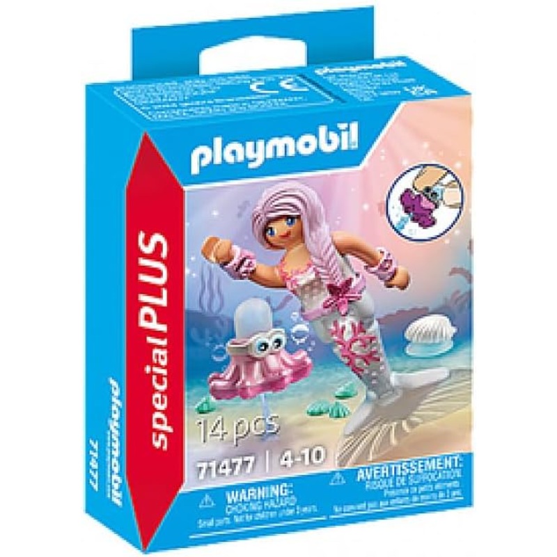 Playmobil – 71477 | Special Plus: Mermaid with Water Spray Octopus