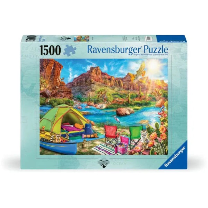 Ravensburger – 12001007 | Canyon Camping 1500 PC Puzzle
