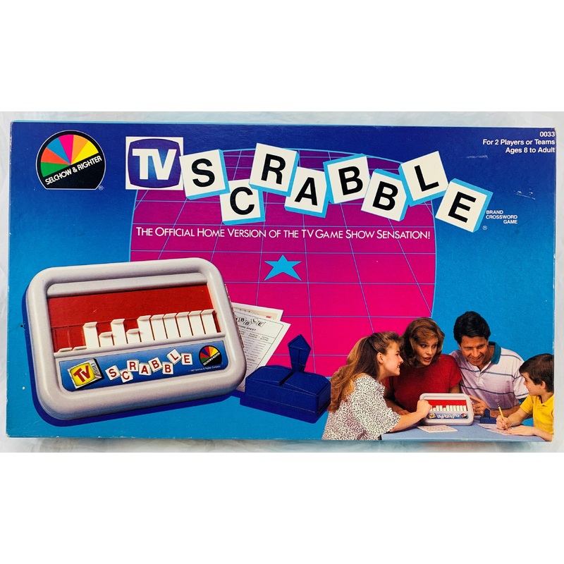 TV Scrabble Game – 1987 – Selchow & Righter – Great Condition