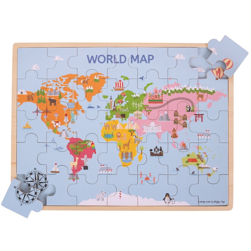 World Map Puzzle