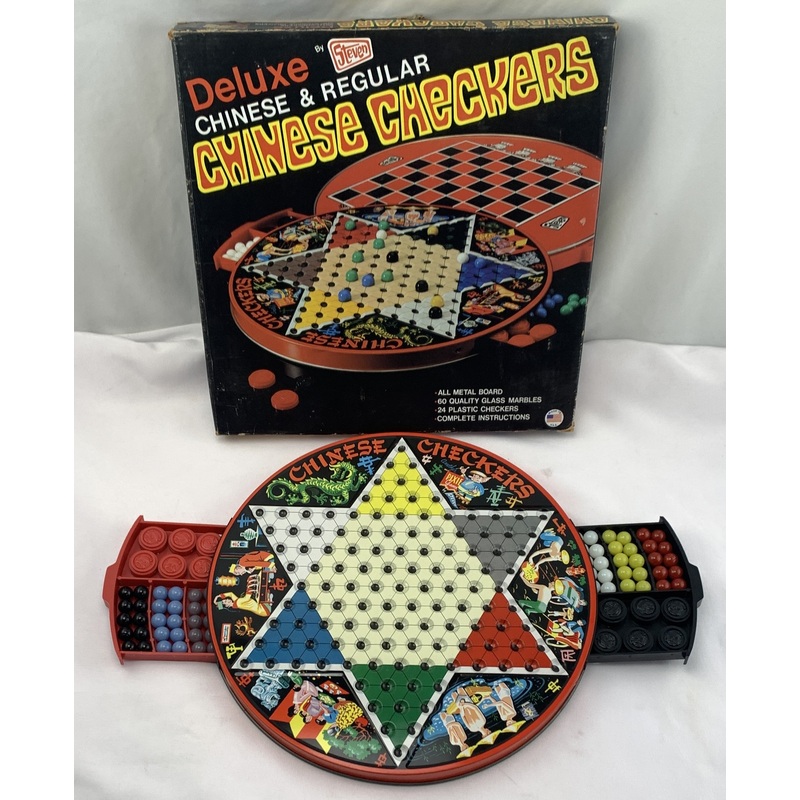 2 in 1 Chinese Checkers and Checkers – Steven – Great Condition
